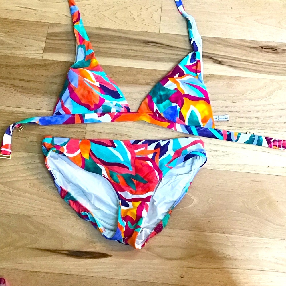 Mimi flamingo bikini set size 4